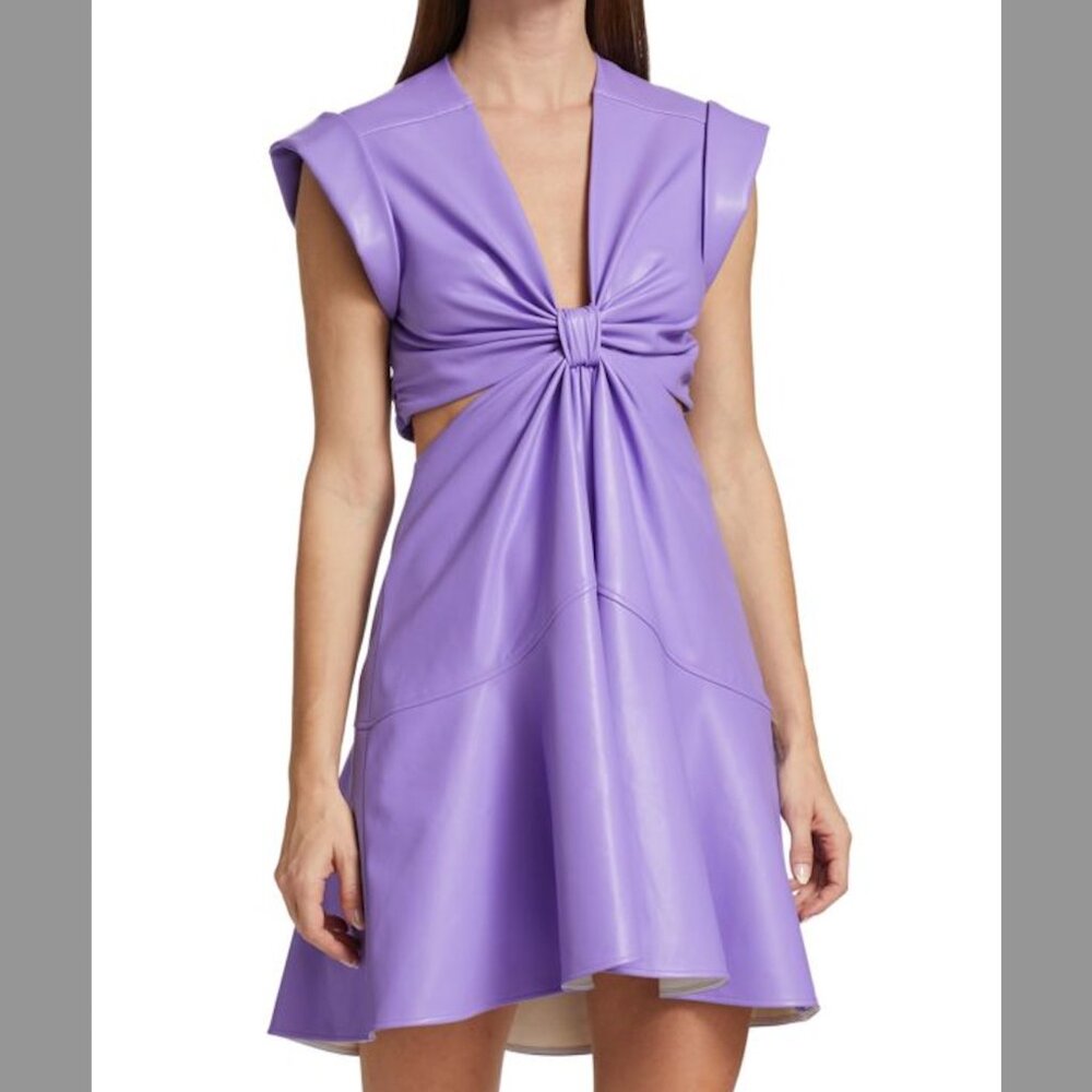 ALC Lexi Coated Cut Out Mini Dress